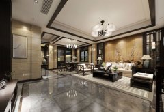新中式客厅装修效果图片 新中式客厅装修方法-家和装饰